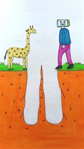 Kind 🦒 giraffe death' emotions 💔😭#shortsfeed #youtubeshorts #skibiditoilet #drawing