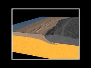 Observe an animation showing growth of a continent