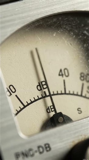 Vintage Analogue Signal Strength Meter .
