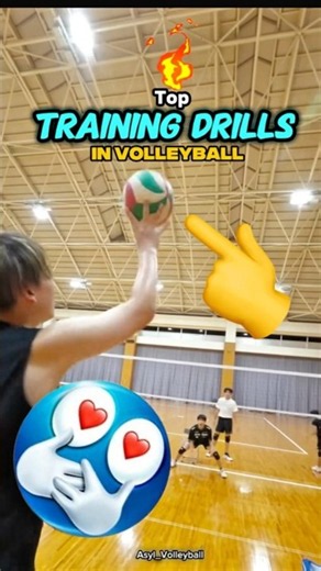 Top Training Drills in Volleyball👈🤩 #volleyball