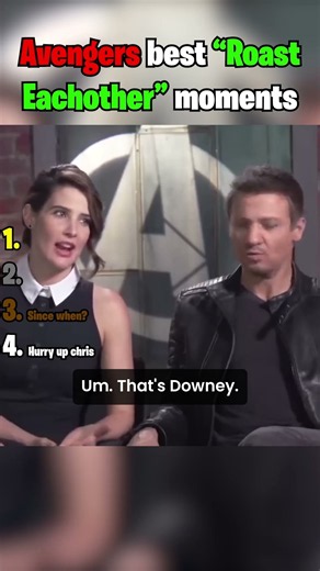 Ranking the avengers BEST roasts on eachother😂😂😂 #doomsday #marvel #avengers #viral #shorts #roast