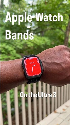 Some of the new Apple Watch Bands on the Ultra 3…which one would be your pick? #apple #applewatch
