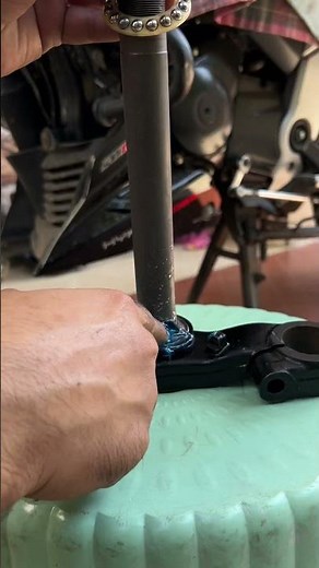 How To Grease Motorcycle Cone Set Properly 🔧 | Fix Tight Handle & Stop Noise! #shortvideo