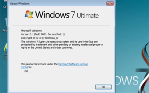 把oobe都砍没了的精简win7——Windows7 Super Lite体验