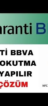 Garanti Bankası NFC Kimlik Tarama Nasıl Yapılır - \u00100 Çözüm