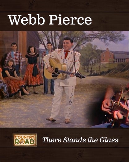 Webb Pierce THERE STANDS THE GLASS Watch the entire Grand Old Opry Stars of the 50s series here! https://star50s.com/ #ClassicCountry #opry #therestandstheglass | Country Road TV