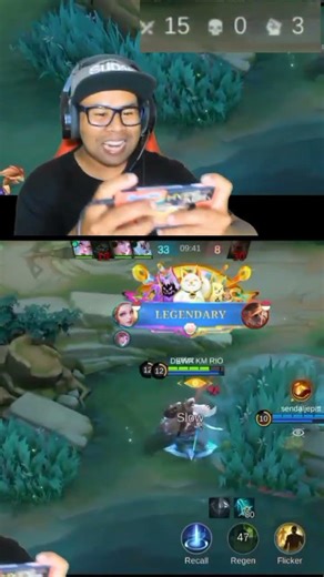 22 Kill Solo Rank Mage Odette #home #mobilelegends #mlbb