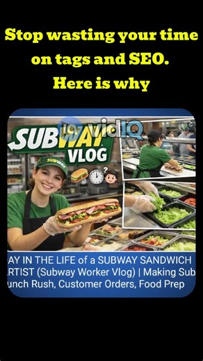 Why SEO Won't Save Your Channel 📉 ‪@vidIQ‬ #shortsviral #shorts #trending #vidiq #views