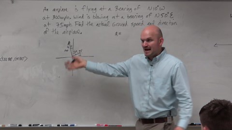 How to solve a word problem using vectors