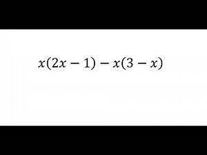 Maths: Expanding and simplifying algebraic expressions