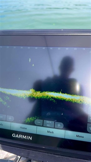 Forward Facing Sonar- Here you can see the fish following Scott’s lure