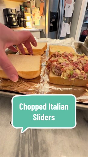 Delicious Chopped Italian Sliders for Super Bowl Sunday