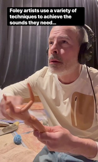 Foley Artist Reveals Audio Creation Process