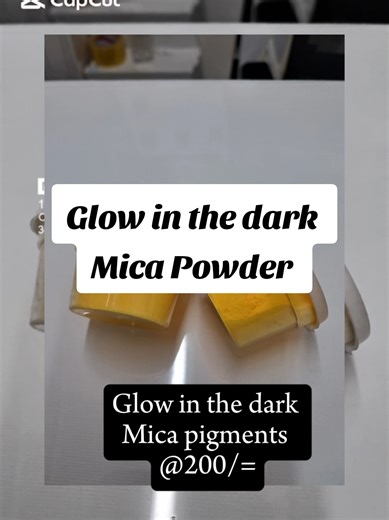 The glow in the dark Mica powder combines the shimmering effect of Mica with luminescent properties. It contains phosphorescent materials that absorb and store light, emitting a glow in dark environment. The powder must be exposed to light (natural or UV) to glow. ☎️ 0705 915 877/ 0726 493 597 📍Gaberone Plaza 1st Floor Room F10. Next to Comfort 5 hotel, Gaberone Street Nairobi CBD. 🌐sayaricrafts.co.ke #micapigment #micapowder #resinpigment #glowinthedark #resinart #diycrafts #resincrafts #nair