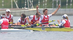 World Rowing Cup: GB's men's eight beaten by Netherlands college crew