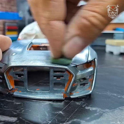 Fixing a Mini Car in My Mini Shop | Crazy Restoration