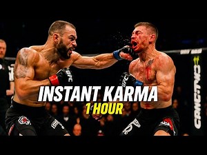 1 Hour Of Instant Karma In MMA & Boxing🤣 COMPILATION - HIGHLIGHTS / Satisfying Moments HD 2025