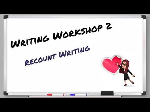 Recount Writing|| ks2 writing workshop: Year 5 and 6 home learning