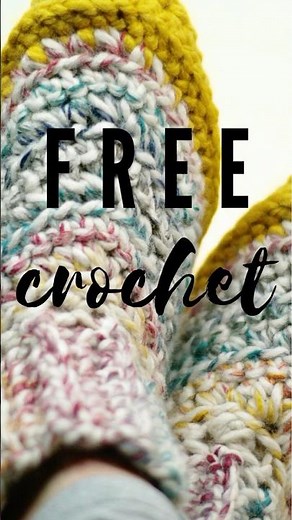 FREE Crochet Slipper Pattern 🏕️ The Woodcamper Cabin Booties #crochet #crochetpatterns