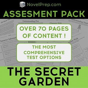 The Secret Garden by Frances Hodgson Burnett Complete No-Prep Test \ Assessment