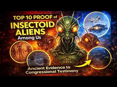 TOP 10 PROOF of INSECTOID ALIENS Among Us — Ancient Evidence to Congressional Testimony