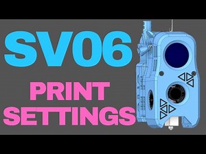 Sovol SV06 Print Settings