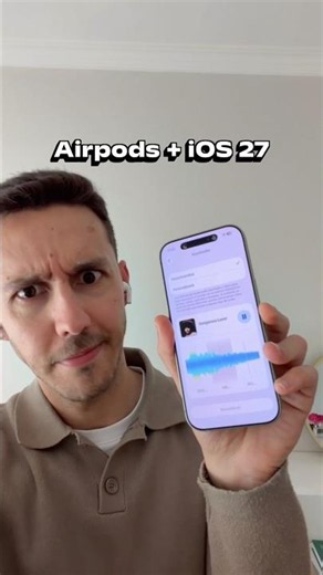 Este es el nuevo ECUALIZADOR de los AirPods con iOS 27 🤯