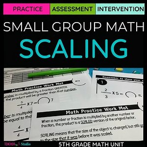 5th Grade Small Group Math Instruction - Fraction Multiplication as Scaling