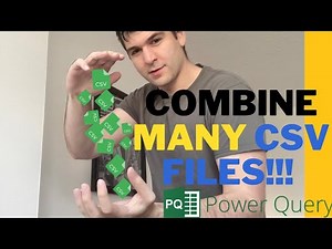 Combing many CSV & Excel files in a folder using Power Query