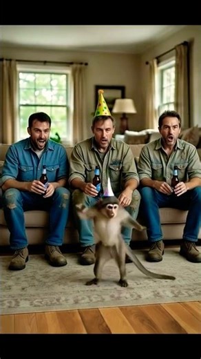 ILLEGAL ALIEN CAUGHT BY SWAT! 🚨🐒 #funny #monkey #ai