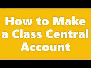 How to Make a Class Central Account