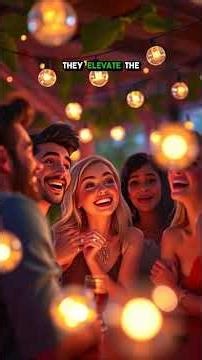 Elevate Your Party Photos with String Lights!