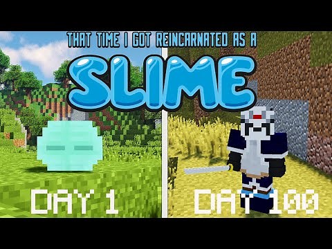 I Survived 100 Days as Rimuru Tempest in That Time I Got Reincarnated as a Slime Mod Minecraft......