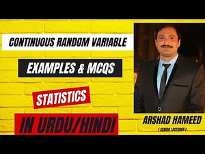 What is continuous random variable I Examples l Trick stats l ARSHAD HAMEED l
