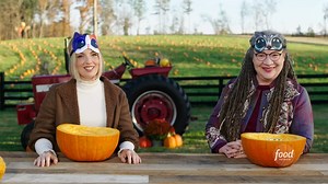 Think you could guess the wacky flavors of these jelly beans?! 🍬 Catch Chef Damaris Phillips Terri Hardin on #OutrageousPumpkins, Sunday @ 10|9c, or stream on Max and discovery ! | Food Network