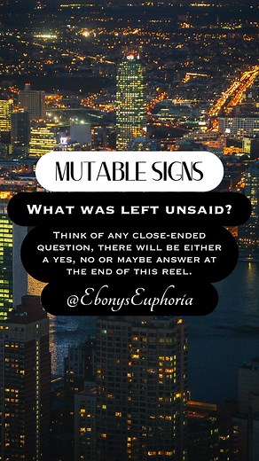Mutable Signs ✨ - What was left unsaid ?#aries #leo #sagittarius #cancer #scorpio #pisces #gemini #libra #aquarius #taurus #virgo #capricorn #mutablesigns #fixedsigns #cardinalsign #earthsign #airsign #watersign #firesign | Ebony’s Euphoria