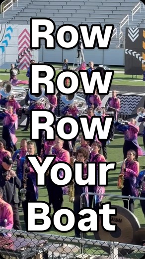 When your version of “Row, Row, Row Your Boat” sounds so good you have to play it at the Oklahoma state marching contest. | Thebandmom