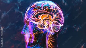 Non-Convulsive Status Epilepticus: The Altered Mental State and Seizure Activity - Visualize a person with a highlighted brain showing ongoing seizure activity without obvious convulsions