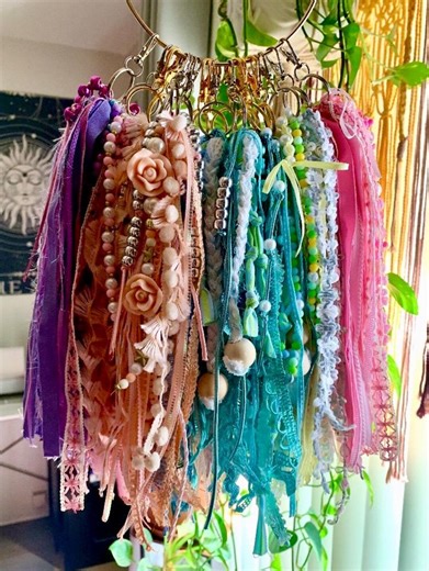 BAG TASSELS| Ribbon Bag Charms - Etsy