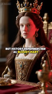 Her name was Mary Tudor… but history remembers her as “Bloody Mary.” Mary was the daughter of Henry VIII and Catherine of Aragon. When her father broke from the Catholic Church to marry Anne Boleyn, Mary’s life fell apart. She was stripped of her royal title, declared illegitimate, and pushed aside. But when her younger brother King Edward VI died, Mary claimed the throne. She was determined to restore England to Catholicism — and she would do it by force. She ordered the burning of Protestant l