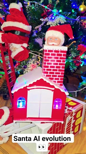 Santa AI evolution 2025👀