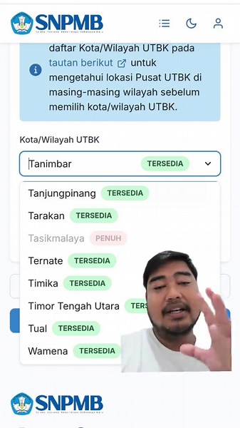 kepada peserta SNBT diberitahukan bahwa pusat UTBK Tasikmalaya sudah penuh dan tidak dapat dipilih lagi guys. Solusinya kalian bisa pilih pusat UTBK wilayah lain yang dekat dengan domisili kalian. Buat yang mau join Grup Pusat UTBK Tasikmalaya bisa japri 082217498483 atau klik link di bio/story ya ‼️KELAS SIAP LOLOS SNBT 2026 MASIH DIBUKA: TERSISA 10 KUOTA BELAJAR LAGI‼️ Sisa 20 hari harus kita gas fokus latihan soal! Nih ada program yang belajarnya setiap hari dan fokus kerjain soal asli dan HO
