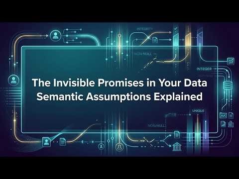 The Invisible Promises in Your Data (Semantic Assumptions Explained)