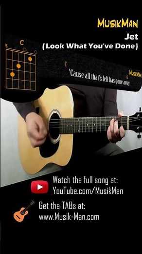 Look What You've Done 💔 (Short Version) - Jet / Guitar Cover / MusikMan