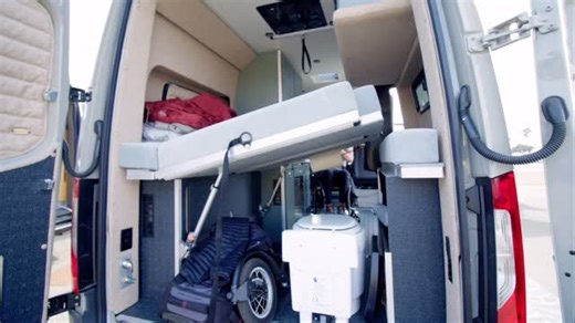 Automotive Designs and Fab on Instagram: "We built one of our first adaptive camper vans and it’s a fully customized vehicle designed for wheelchair accessibility and independence on the road. Our friend @brandon.mantz took it out for a few days to give us real feedback, and we were thrilled to hear how much he loved it. Even better, his insights helped us make future adaptive builds even stronger. Every detail, every improvement is all driven by real experiences and real people."