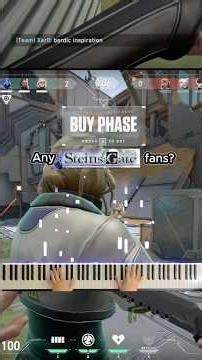 Gate of Steiner - Steins; Gate on piano #piano #ask2hearpiano #valorant #fyp #steinsgate