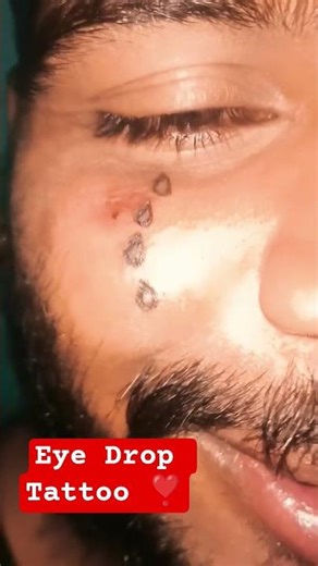 Eye Drop Tattoo Work ❣️#tattoo #tattooartist #tattoolover #tattooideas #senonfotty7dlay