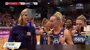 Emotional scenes ❤️️ Thanks for the memories Renae Ingles 😍 | 9Netball