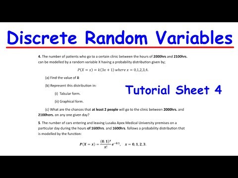 Discrete Random Variables Problems