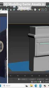 Create 3D Game Assets in 3dsmax | How to Model it. #3d #gameassets